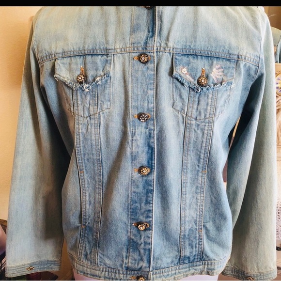 Chico’s jkt embellished silk embroidery - Picture 6 of 8